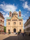 Western facade and main entrace of Speyer Cathedral, Germany